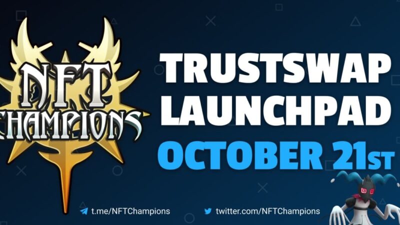 NFT Champions Is Launching Its $CHAMP Token Using the TrustSwap Launchpad